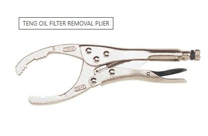 PLIERS LOCKING FILTER CURVED JAW TENG TOOLS