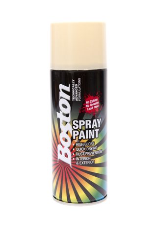 SPRAY PAINT BOSTON 250G YELLOW OXIDE PRIMER