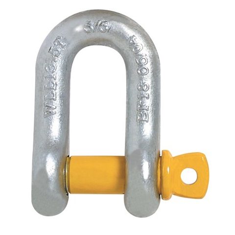 SHACKLE DEE GRADE S GALV 11MM 13MM PIN (1.5T WLL)