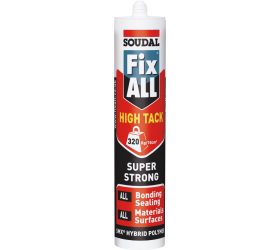 ADHESIVE SOUDAL FIXALL HIGH TACK 290ML WHITE CTG
