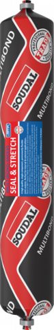 SEALANT SOUDAL SMX35 SEAL & STRETCH 600ML CONCRETE GREY SSG