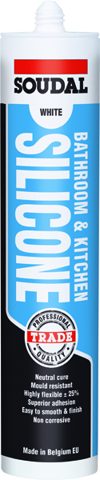 SILICONE SOUDAL KITCHEN & BATHROOM 300ML CLEAR