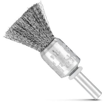 WIRE BRUSH 20MM CRIMPED PENCIL BRUSH 6MM SHAFT