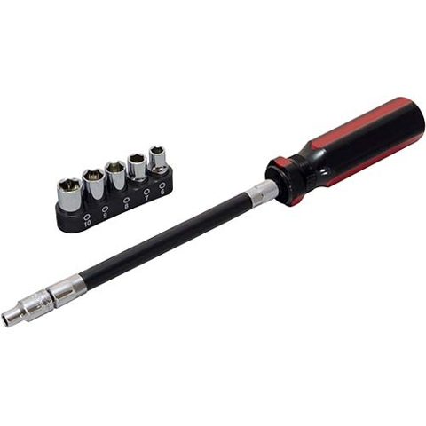 DRIVER SET FLEXIBLE 7 PCE 1/4 DR 5MM
