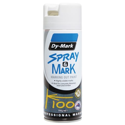SPRAY PAINT MARKER 350G WHITE