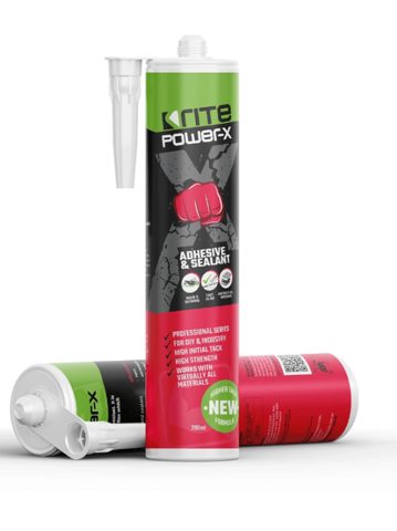 ADHESIVE RITE POWER-X 300ML WHITE