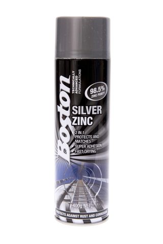 SPRAY PAINT 400G SILVER ZINC
