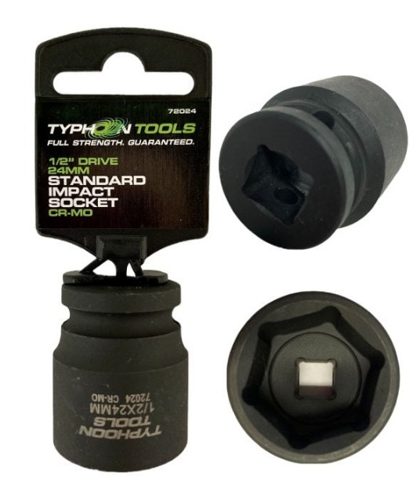 SOCKET IMPACT DEEP 1/2 DR 13MM TYPHOON