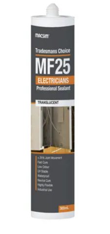 SILICONE MF25 ELECTRICIANS 300ML TRANSPARENT