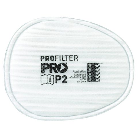 SAFETY MASK REPLACEMENT P2 FILTER CARTRIDGES (BOX OF 20)