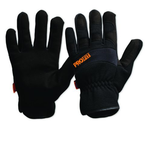 GLOVES RIGGER LEATHER BLACK PROFIT RIGGAMATE XL