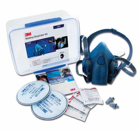 RESPIRATOR HALF FACE 3M (WELDERS) (M7528) KIT