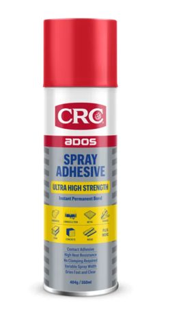 ADHESIVE SPRAY ULTRA STRENGTH 500ML AEROSOL CRC