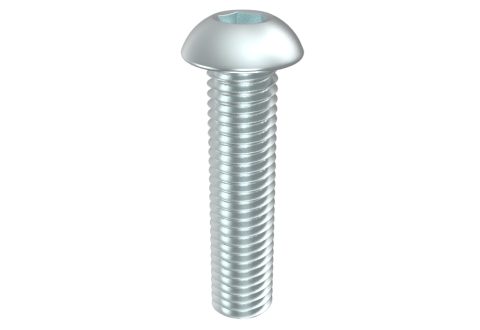 CAP SCREW BUTTON HEAD ZP G12.9 M6 X 20