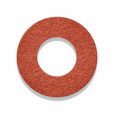 WASHER FLAT RND RED FIBRE 3/4 X 1 1/8 X 1/32