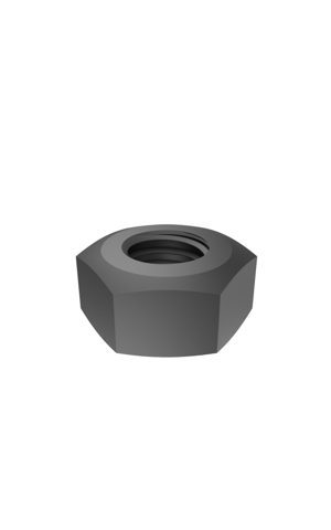 HEX SLOTTED NUT ZP G2 3/4 UNF
