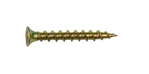 SCREW NP BUGLE COARSE ZINC YELLOW 6-9 X 30
