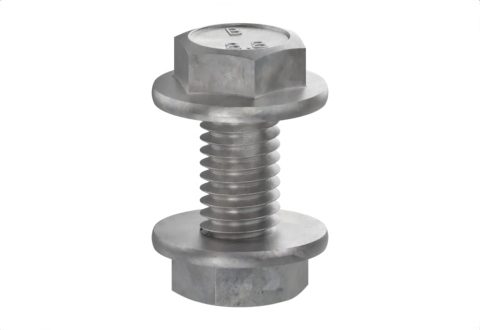 PURLIN BOLT NUT G4.6 ZINC FLANGE M12 X 55