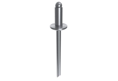 RIVET DOME OPEN ALUM/STEEL 4-3 CLASSIC CREAM