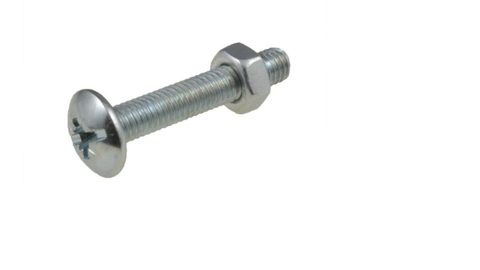 ROOFING BOLT NUT COMBO DR ZP 1/4 X 1 BSW
