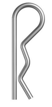 R CLIP PIN ZINC 2.4 X 59