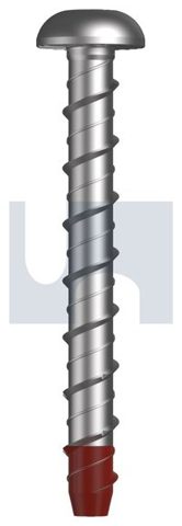 SCREW BOLT PAN GALV M6 X 75