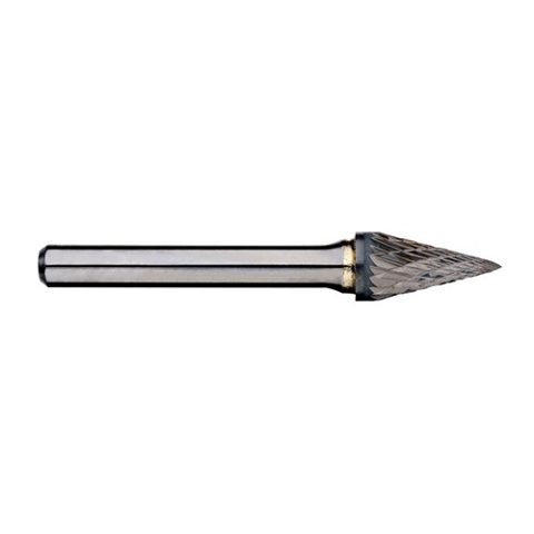 BURR CARBIDE CONE 1/4 X 1/4 X 1/2