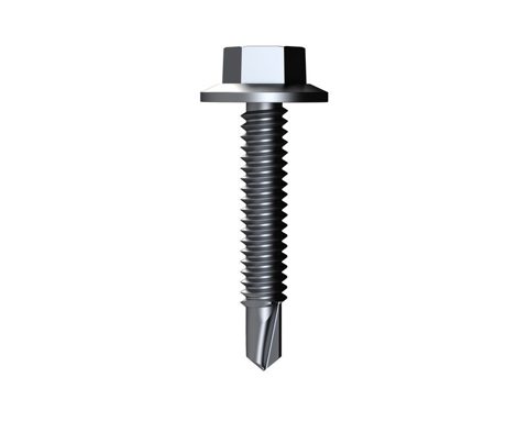SCREW SD HEX COARSE STAINLESS STEEL BI-316 12-14 X 25