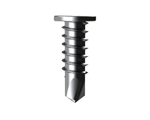 SCREW VORTEX FRAME ROLLED POINT FLAT HEAD CL3 6.0-24 X 14 YELLOW