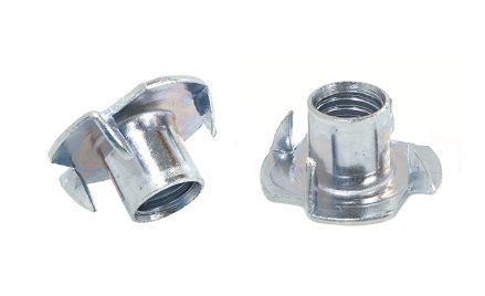 TEE NUT ZINC M10 - 4 PRONG