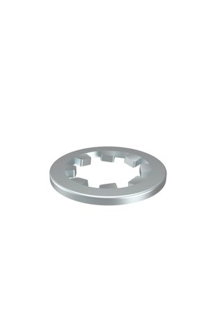 WASHER SHAKEPROOF ZP M6 (1/4) EXTERNAL TOOTH