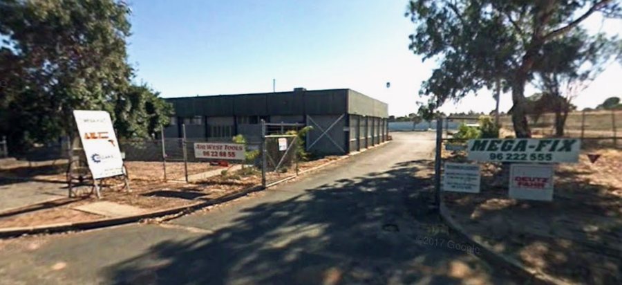 The original MEGA-FIX premises on Stirling Street, Northam