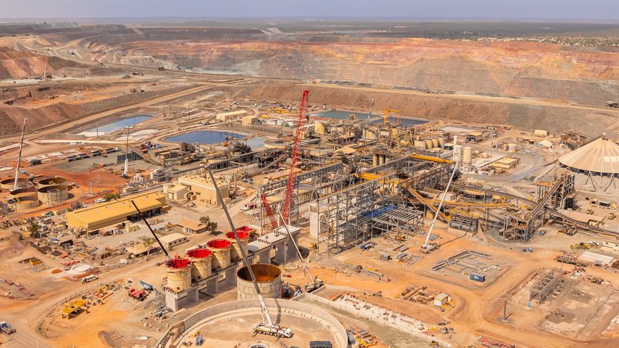 Processing plant on a WA mine site