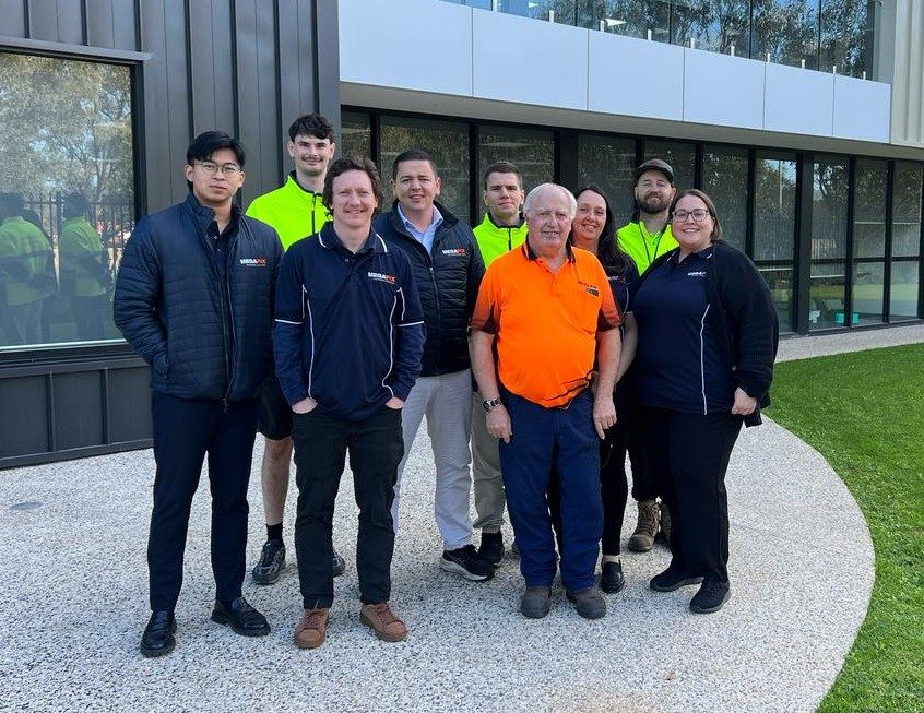 The MEGAFIX team at the Bellevue facility